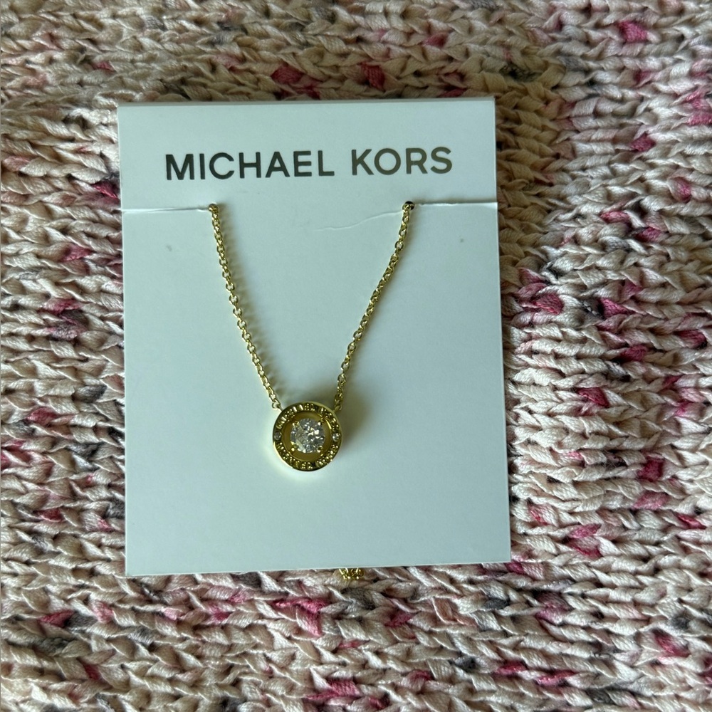 Michael Kors Gold Elegant Necklace